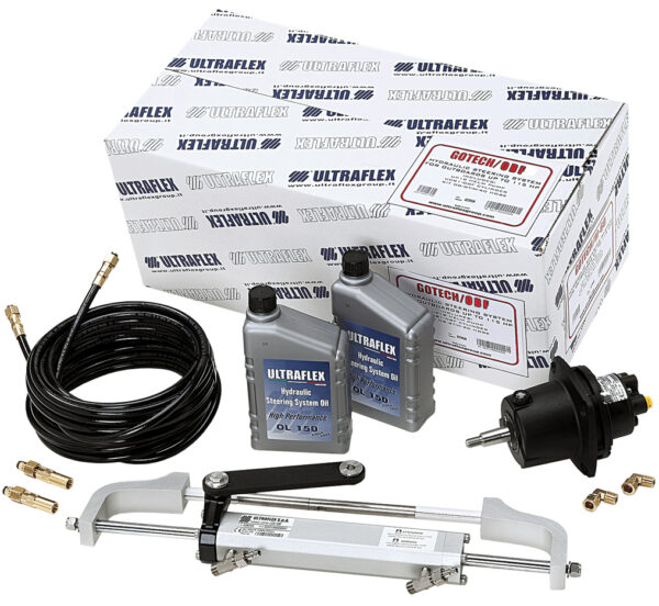 Ultraflex Hydraulisk styring komplett inntil 115 HK GoTech