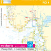 Kart kombi Atlas No 4 - Flekkefjord til Kristiansand