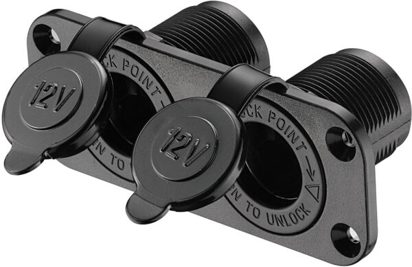 Strømuttak dobbelt 12V