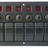 1852 Bryterpanel 8 brytere og automatsikringer