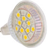 LED-pære MR16 dual varmhvit/rød