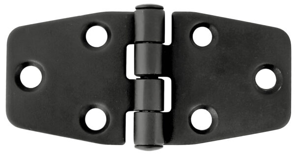 1852 Hengsel 37 x 76 mm syrefast sort