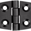 1852 Hengsel 76 x 39 mm syrefast sort