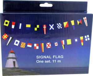 Signalflagg på lengde, 36 flagg