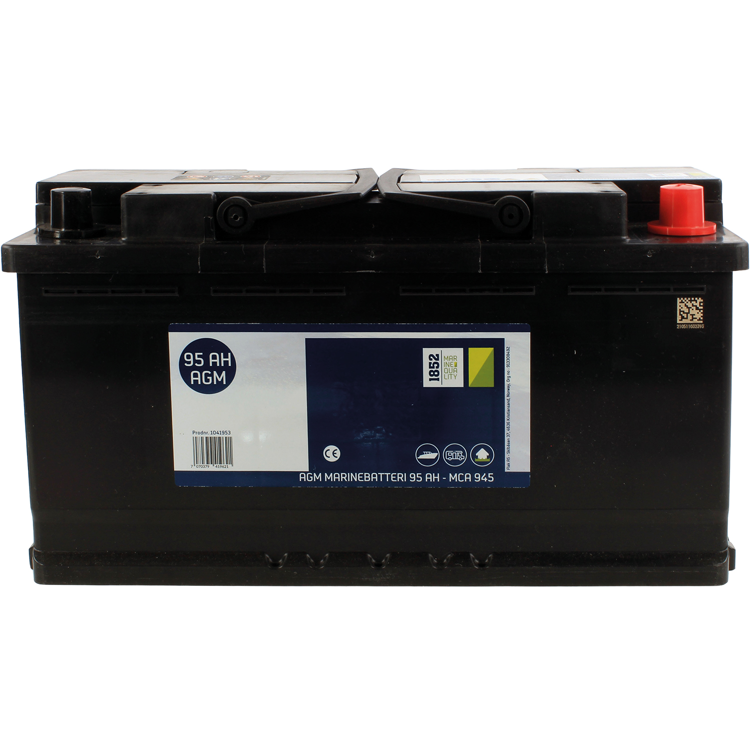 1852 Batteri 12V 95 Ah AGM