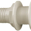Skroggjennomføring nylon krem 1 1/2"