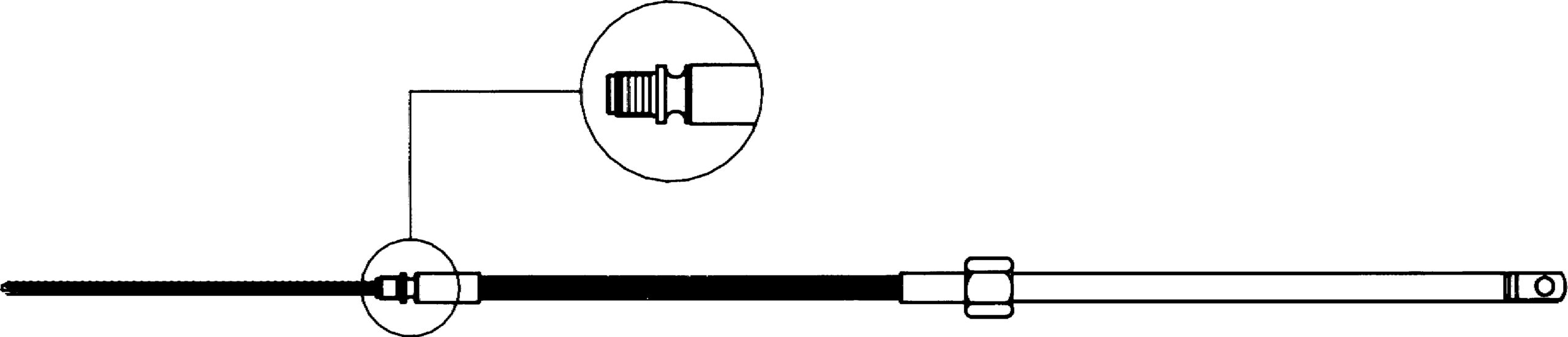 Ultraflex Styrekabel M58