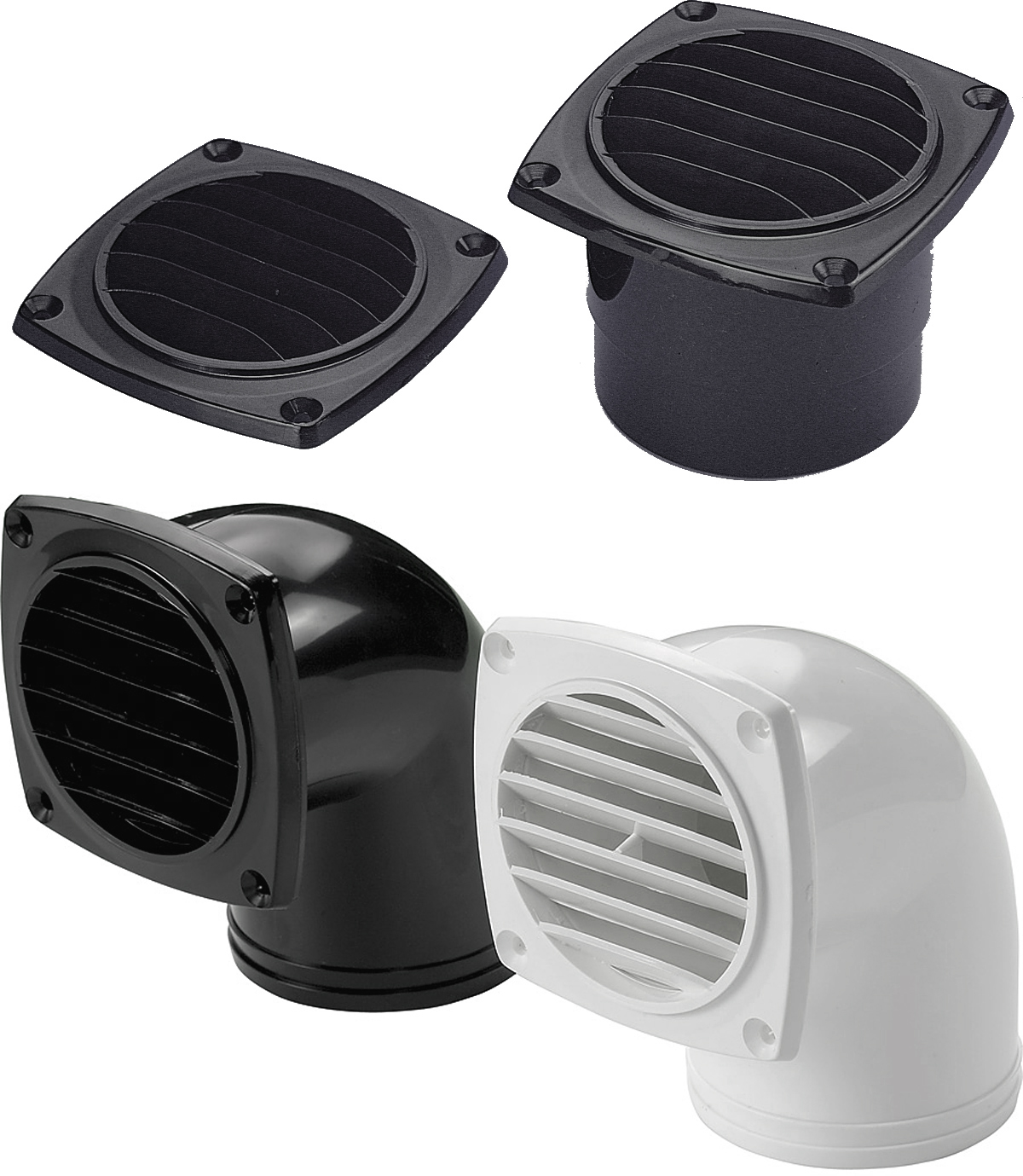 Ventilrist plast 3"