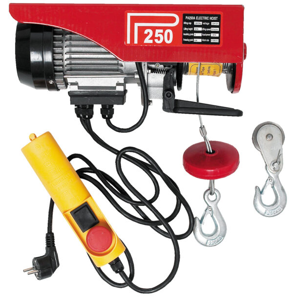 Vinsj 220V m/fjernkontroll