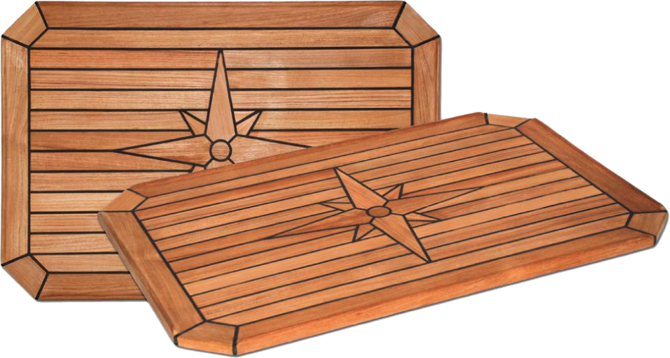 Bordplate Nautic Star, rektangulært