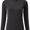 Gill UV Tec LS Zip trøye dame charcoal